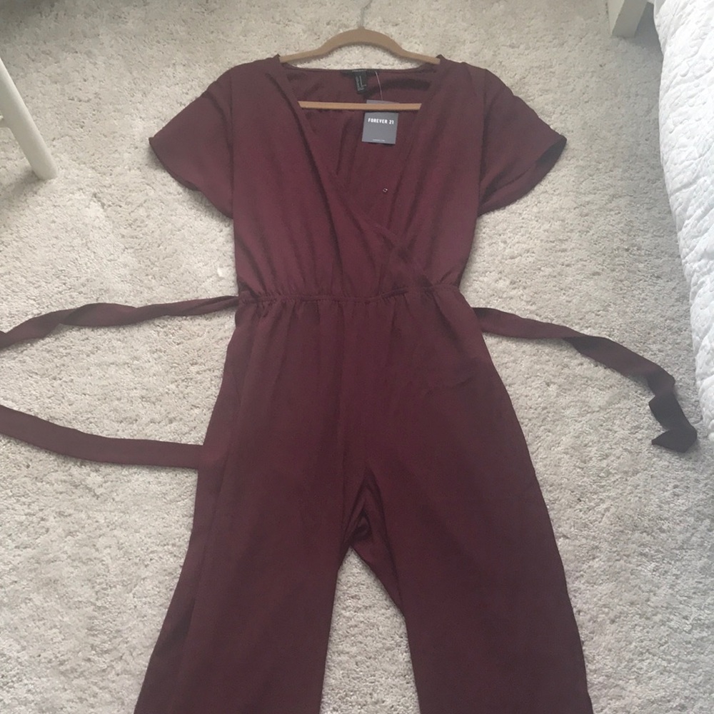 Bugundy Jumpsuit